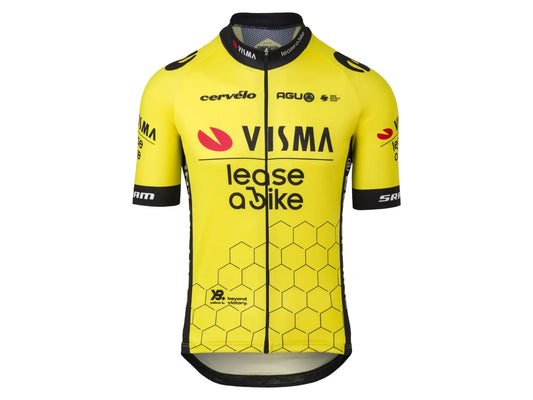 AGU Visma – Lease a Bike Replica Fietsshirt Korte Mouw Heren