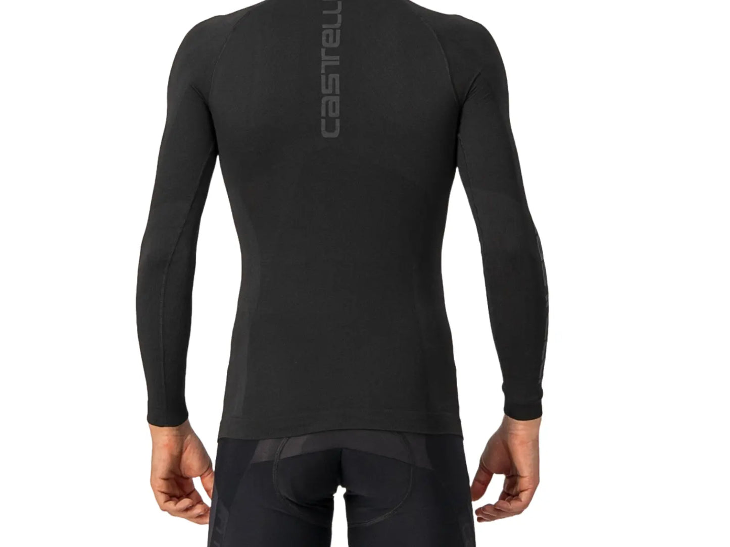 Castelli Core Seamless Ondershirt Lange Mouw Zwart