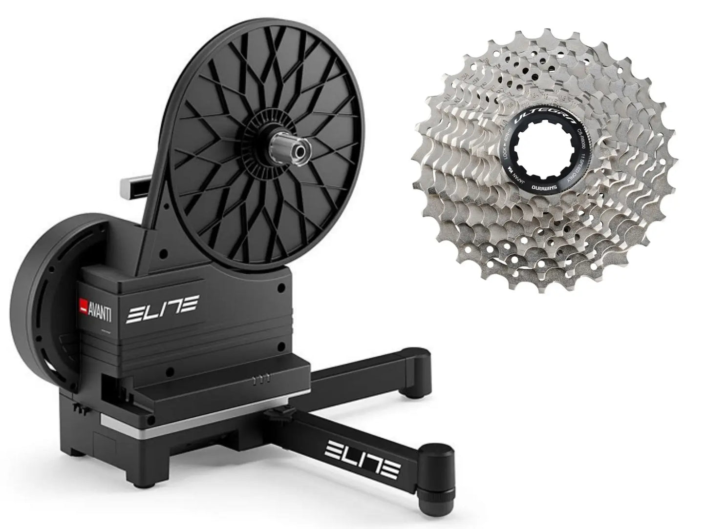 Elite Avanti Direct Drive Smart Fietstrainer Met Cassette