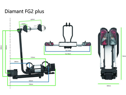 Pro-User Diamant FG2 Plus Fietsendrager