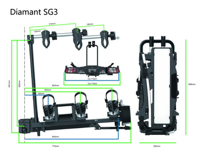 Pro-User Diamant SG3 Fietsendrager