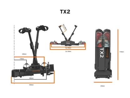 Spinder TX2 Fietsendrager