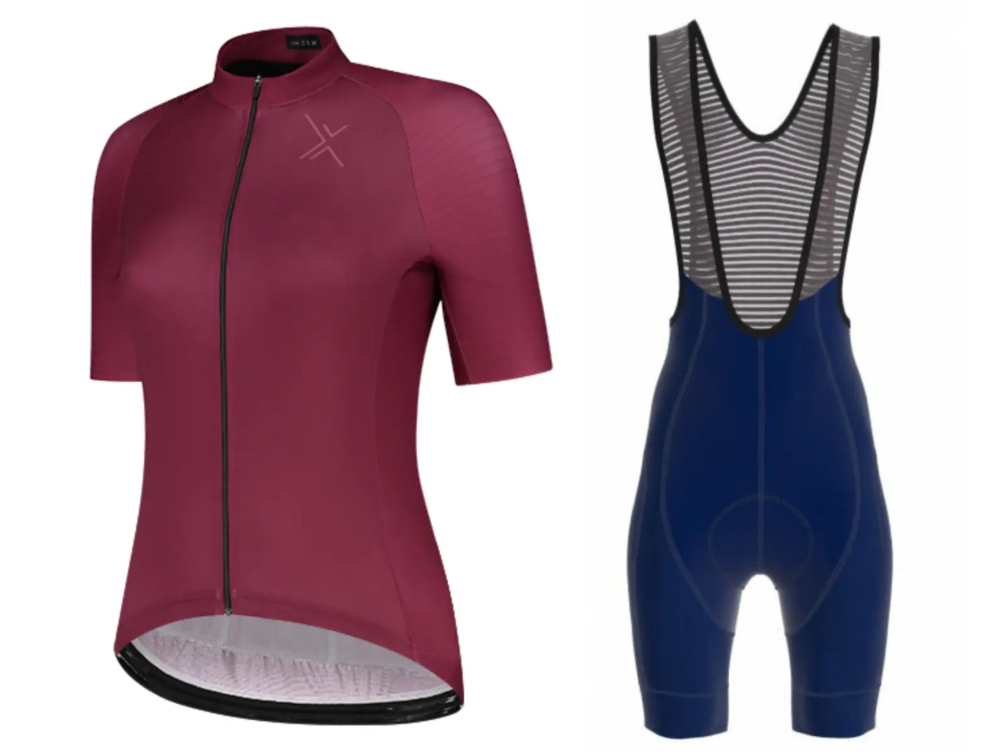 Sport2x Icon Kledingset Zomer Dames Bordeaux