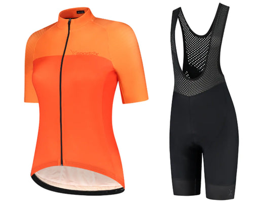 Sport2x Icon Kledingset Zomer Dames Oranje