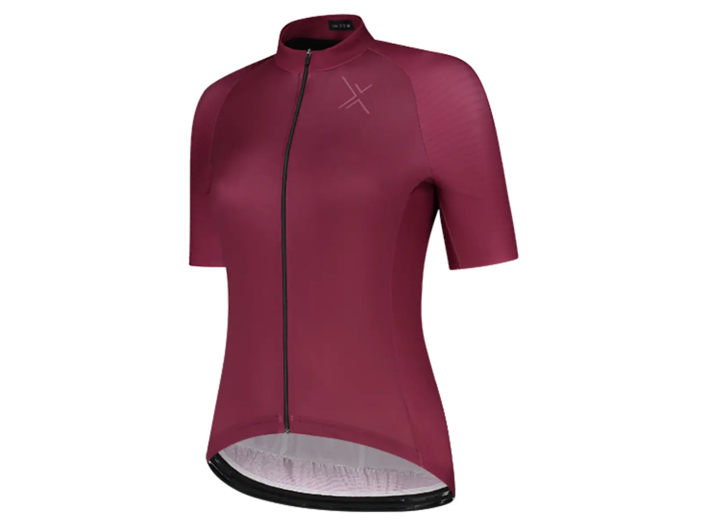 Sport2x Icon Shirt Korte Mouw Bordeaux Rood Dames