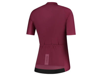 Sport2x Icon Shirt Korte Mouw Bordeaux Rood Dames