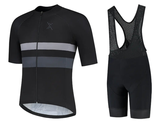 Sport2x Kledingset Zomer Heren Premium Grijs